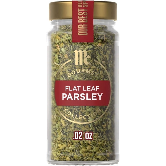 Pack Of 3 McCormick Gourmet All Natural Flat Leaf Parsley, 0.2 oz (Package May Vary)