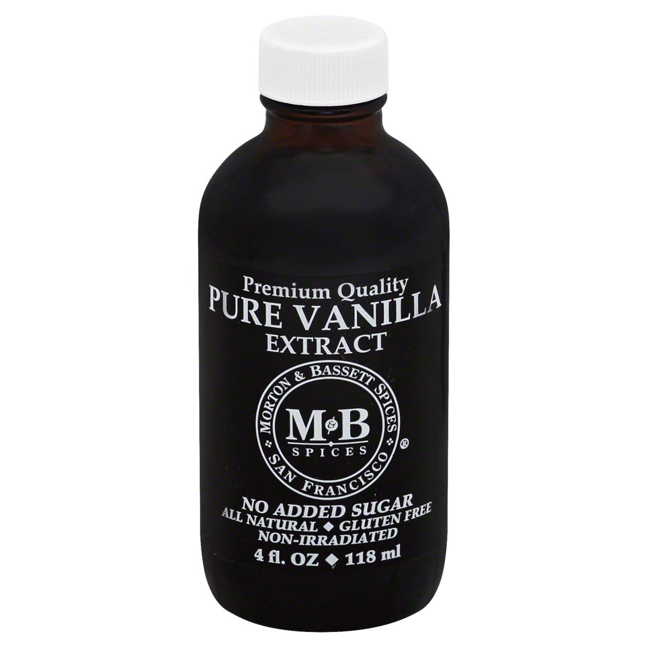 Pack Of 3 Morton & Bassett Pure Vanilla Extract, 4 oz (Package May Vary)