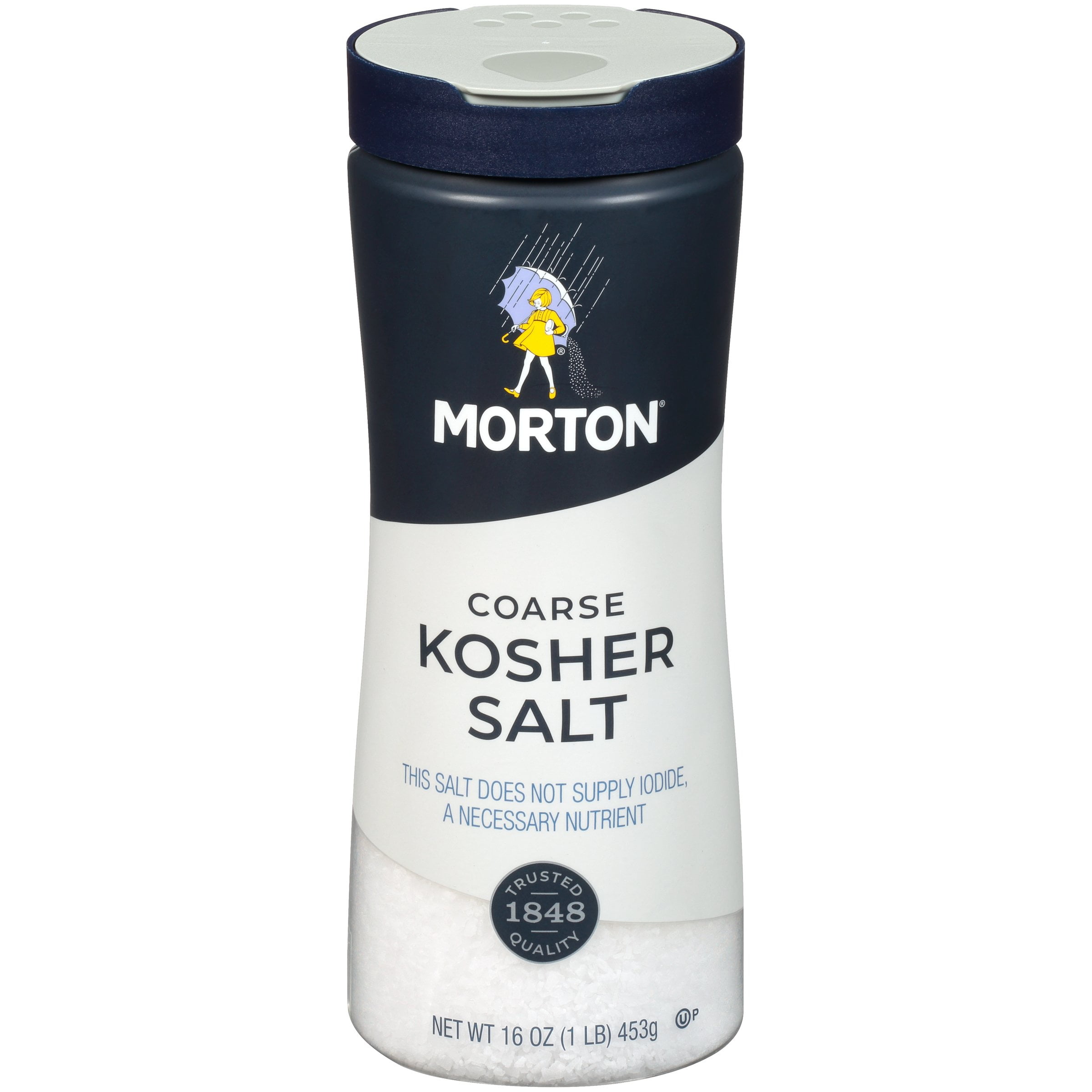 Pack Of 3 Morton Coarse Kosher Salt, 16 oz (Package May Vary)