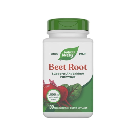 (Pack Of 3) Natures Way Beet Root 100 Capsule