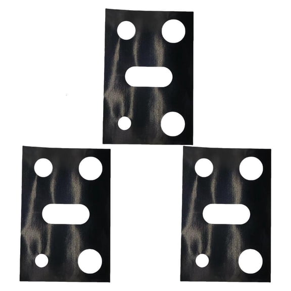 Pack Of 3 Nonstick Fiberglass Stove Protectors Washable Ranges Guards Burners Covers Accessories