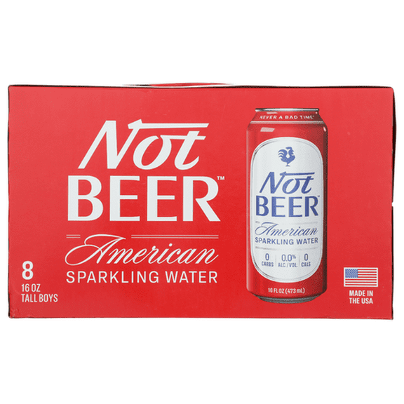 (Pack Of 3) Not Beer Water American Sparkling 8 Pack 128 Fo