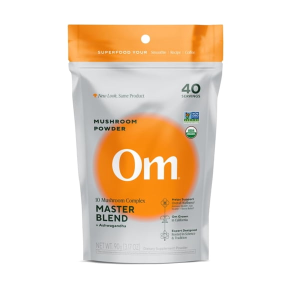 (Pack Of 3) OM Mushroom Master Blend Organic 3.2 Oz