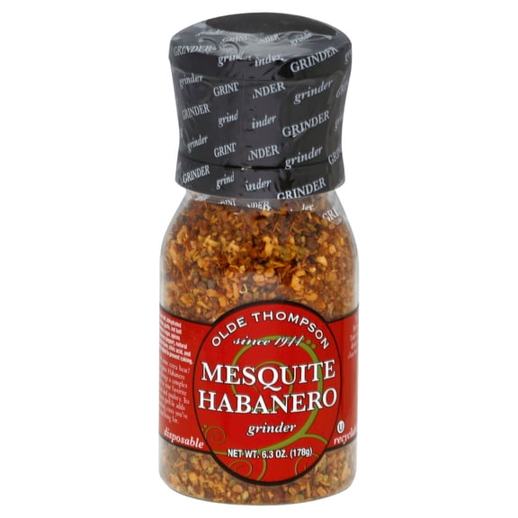 Pack Of 3 Olde Thompson Mesquite Habanero Seasoning Grinder, 6.3 oz (Package May Vary)