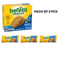 thumbnail image 1 of Pack Of 3 Pcs belVita Blueberry Crunchy Breakfast Biscuits Natural Flavor | 1.76 Oz Per Pack | CROWN CRAZE, 1 of 6