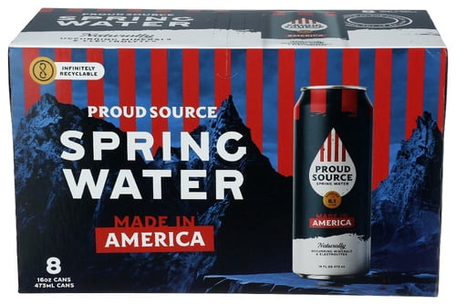 (Pack Of 3) Proud Source Water Spring Still 8 Pack 128 Fo