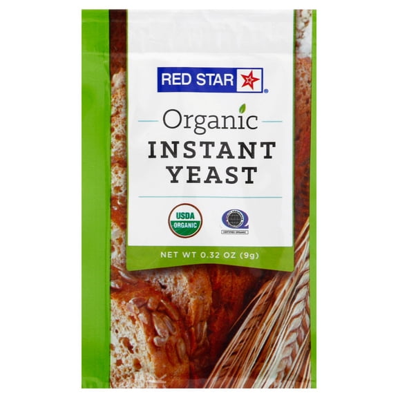 Pack Of 3 Red Star Organic Instant Yeast, 0.32 oz (Package May Vary)