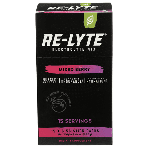 (Pack Of 3) Redmond Relyte Mixed Berry 15 Count 3.44 Oz