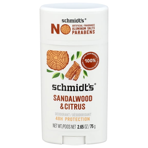 (Pack Of 3) Schmidts Deodorant Citrus Sandalwood 2.65 Oz