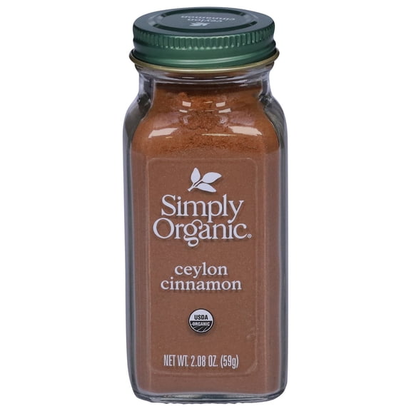Pack Of 3 Simply Organic Ground Ceylon Cinnamon, 2.08 oz (Package May Vary)