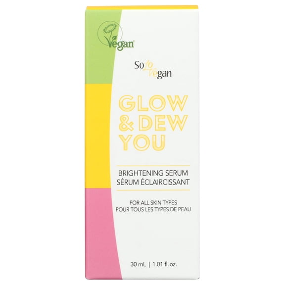 (Pack Of 3) Solovegan Serum Bright Glow & Dew 30 Ml
