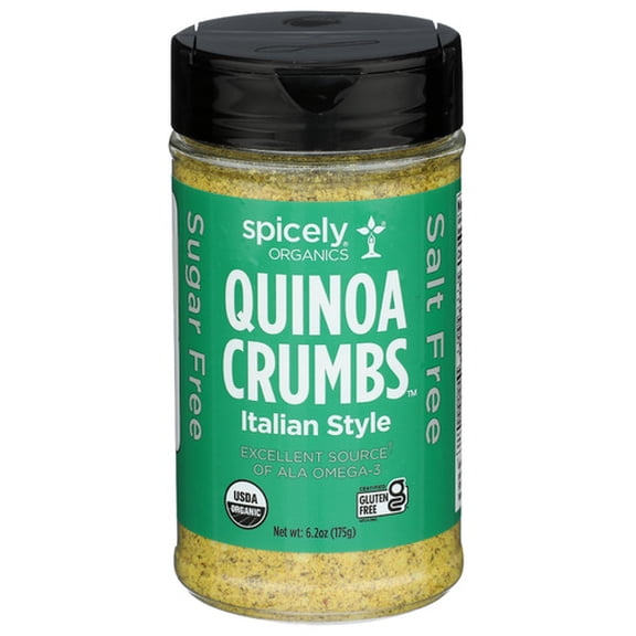(Pack Of 3) Spicely Organics Quinoa Crumbs Italian Style 6.2 Oz