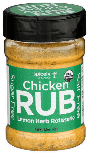 (Pack Of 3) Spicely Organics Rub Chicken Rosemary Lemon Herb Organic 5.5 Oz