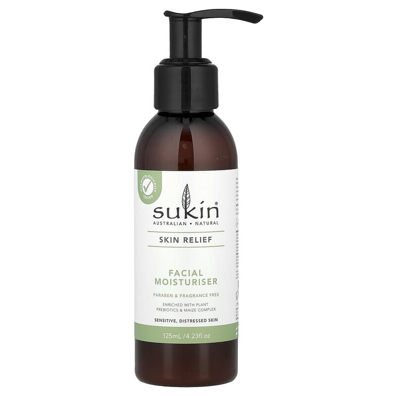 (Pack Of 3) Sukin Moisturizer Face Skin Relief 4.23 Fl Oz