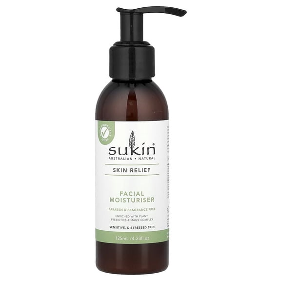 (Pack Of 3) Sukin Moisturizer Face Skin Relief 4.23 Fl Oz