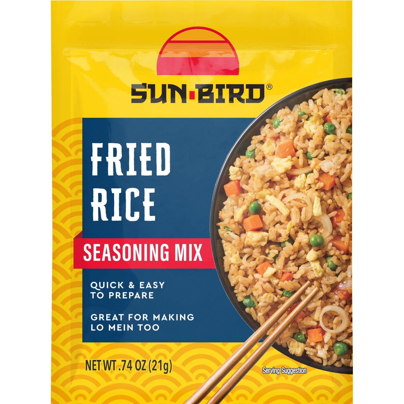 Pack Of 3 Sun-Bird Fried Rice Seasoning Mix, 0.74 oz (Package May Vary ...