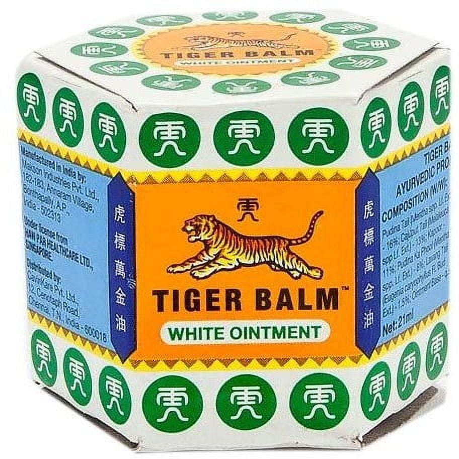 Pack Of 3 Tiger Balm White Ointment 21 Ml (0.7 Oz)