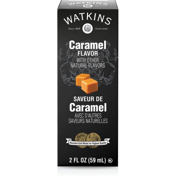 Pack Of 3 Watkins Imitation Caramel Extract, 2 oz (Package May Vary)