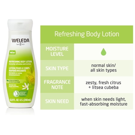 (Pack Of 3) Weleda Body Refreshing Lotion 6.8 Fl Oz
