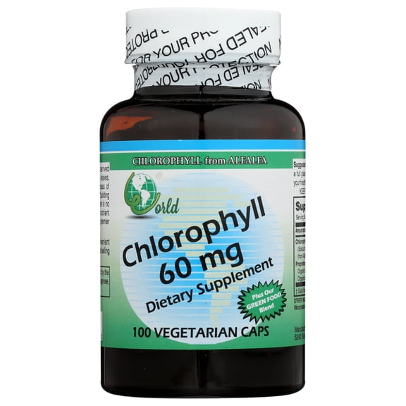 (Pack Of 3) World Organic Chlorophyll 100 Capsule