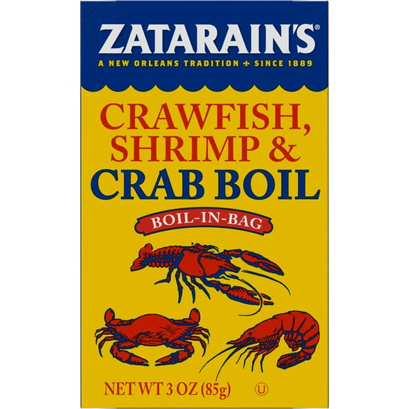 Pack Of 3 Zatarain's Crawfish, Shrimp & Crab Boil, 3 oz (Package May Vary)