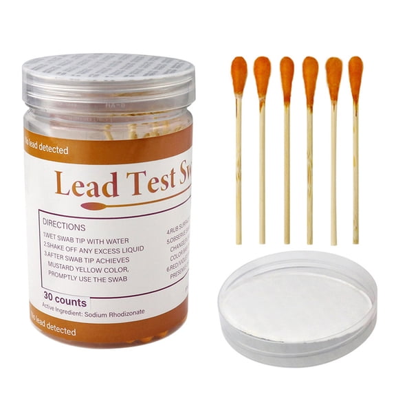 Pack Of 30 Leads Detection Swabs for Quick and Easy Testing On Paints Ceramics and Furniture