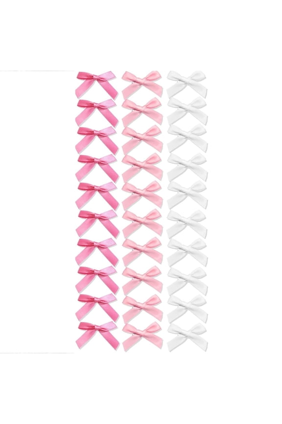 Pack Of 30 Mini Bows Hair Clip For Women Girls Children Pink Black White Hair Accessories For Weddings Parties