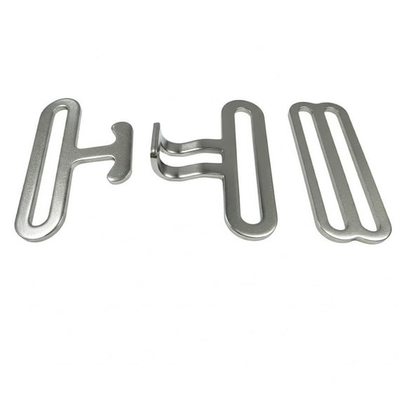 Pack Of 32 2 In Horse Tack 3 Piece Nickel Plated Surcingle Attachment Set