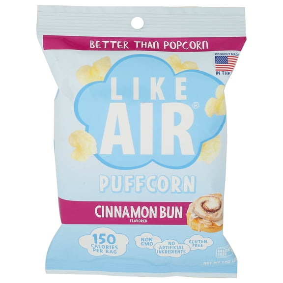 (Pack Of 32) Like Air Puffcorn Cinnamon Bun 1 Oz
