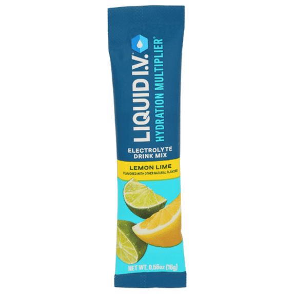 (Pack Of 32) Liquid Iv Hydration Electrolyte Drink Mix Lemon Lime 0.56 Oz