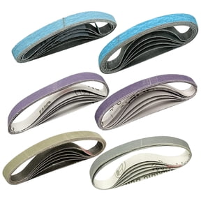 Pack Of 36 1/2Inch X 12 Inch Abrasive Belts Tool Sharpening Sanding Belt For Efficient Grinding And Polishing