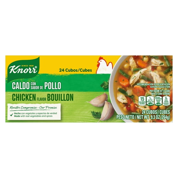 (Pack Of 36) Knorr Bouillon Cube Hispanic Chicken 9.3 Oz