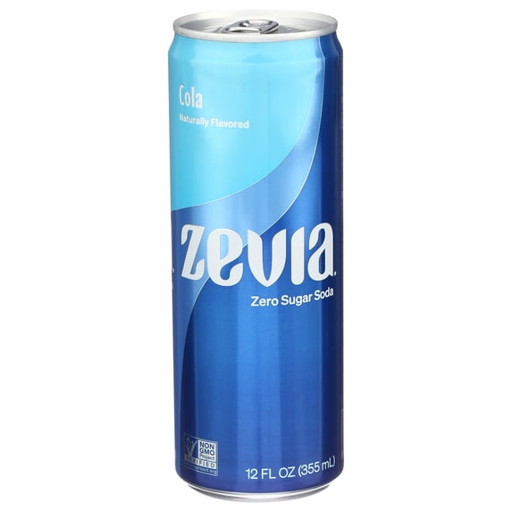 (Pack Of 36) Zevia Soda Sleek Cola 12 Fo
