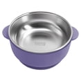 thumbnail image 1 of Pack Of 4 2 In 1 Anti Scald Bowls With Suction Cup Stainless Steel Porridge Bowl With Removable Silicone Sleeve Leak Proof, 1 of 3