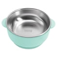 thumbnail image 1 of Pack Of 4 2 In 1 Anti Scald Bowls With Suction Cup Stainless Steel Porridge Bowl With Removable Silicone Sleeve Leak Proof, 1 of 3