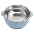 thumbnail image 1 of Pack Of 4 2 In 1 Anti Scald Bowls With Suction Cup Stainless Steel Porridge Bowl With Removable Silicone Sleeve Leak Proof, 1 of 3