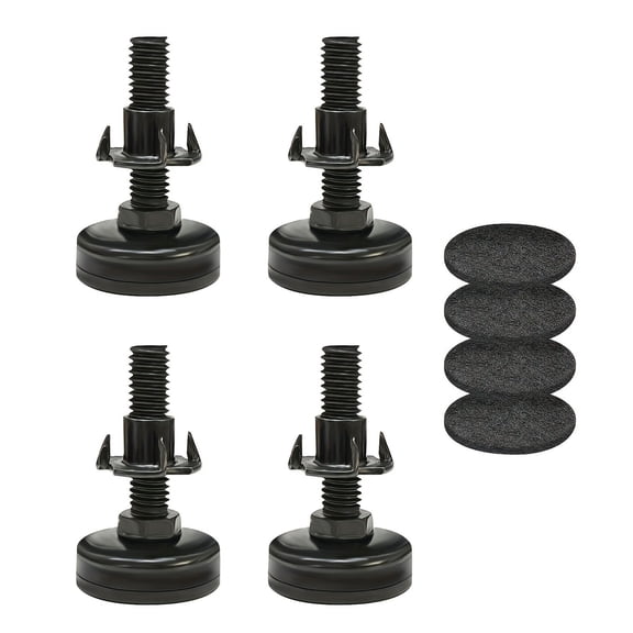 Pack Of 4 Adjustable Leveling Feet With Grip Base For Bathroom Cabinets And Countertops