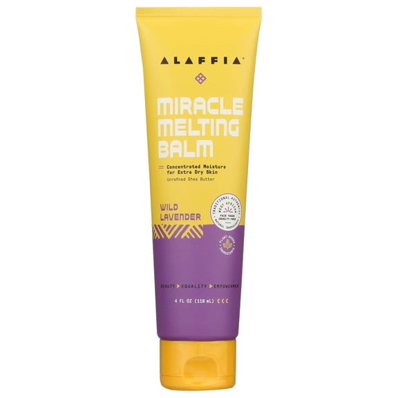 (Pack Of 4) Alaffia Balm Melting Wild Lavender 4 Fl Oz