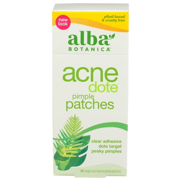 (Pack Of 4) Alba Botanica Patch Acnedote Pimple 40 Each