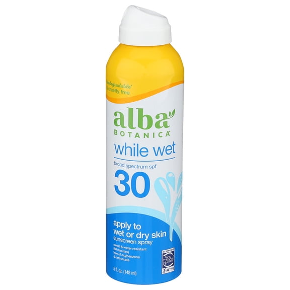 (Pack Of 4) Alba Botanica Spray While Wet SPF30 5 Oz