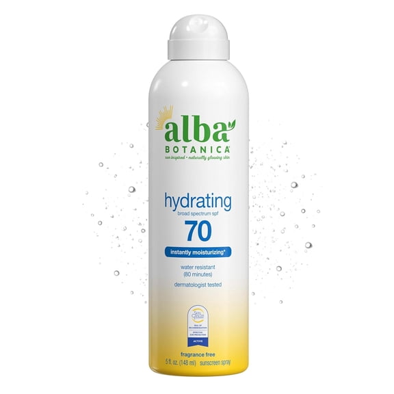 (Pack Of 4) Alba Botanica Sunscreen Spray FF SPF70 5 Oz