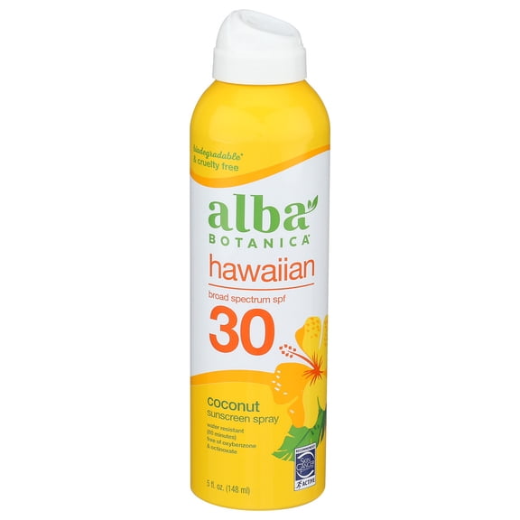 (Pack Of 4) Alba Botanica Sunscreen Spray Hydration SPF30 5 Fl Oz