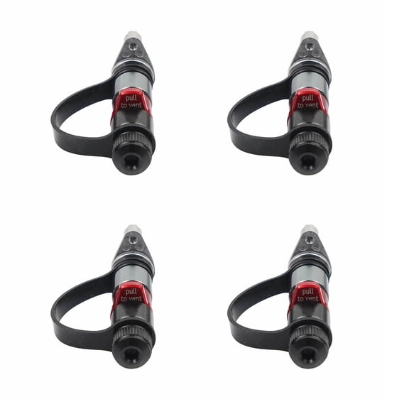 Pack Of 4 Automatic Tire Deflation Valves For Off Road Vehicles Adjusts Pressure In Sand Mud And Uneven Ground
