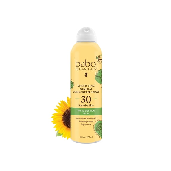(Pack Of 4) Babobotani Sunscreen SPF 30 Zinc SP 6 Oz