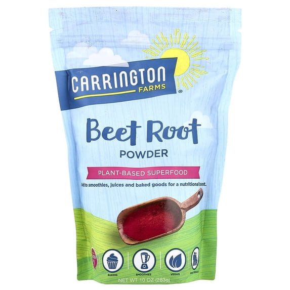 (Pack Of 4) Carrington Farms Beet Root Powder 10 Oz