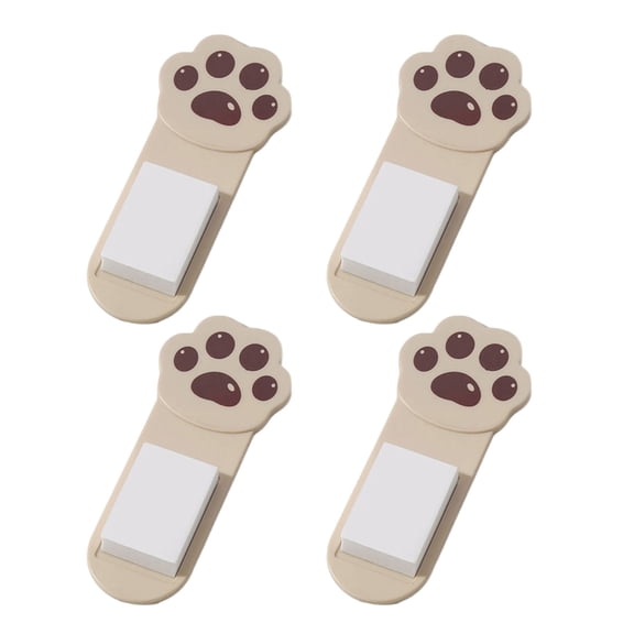 Pack Of 4 Cats Paws Toilet Seat Lifter Hygienic Handle with Adhesive Backing