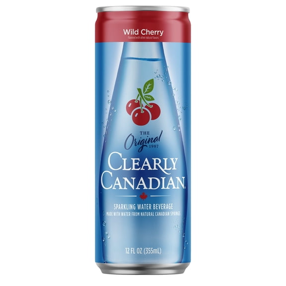 (Pack Of 4) Clearly Canadian Water Sparkling Wild Cherry 72 Fl Oz