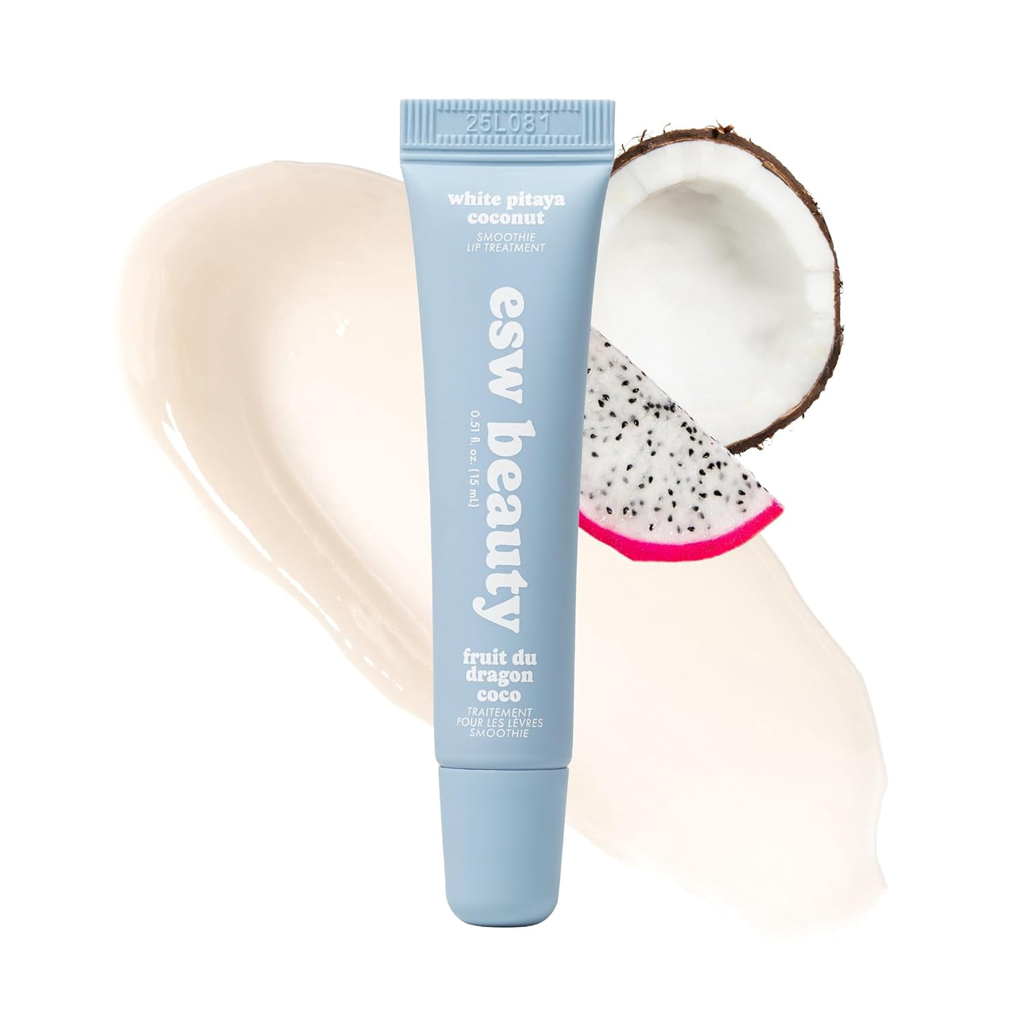 (Pack Of 4) ESW Beauty Lip Treatment White Pitaya Co 0.51 Fl Oz
