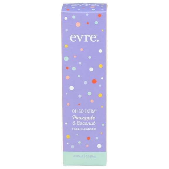 (Pack Of 4) EVRE Oh So Extra Pineapple & Coconut Gentle Face Cleanser 3.4 Fo