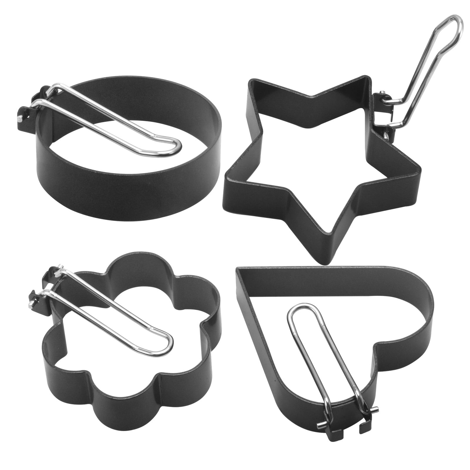 Pack Of 4 Egg Moulds For The Pan Egg Shape Egg Moulds Non Stick Egg